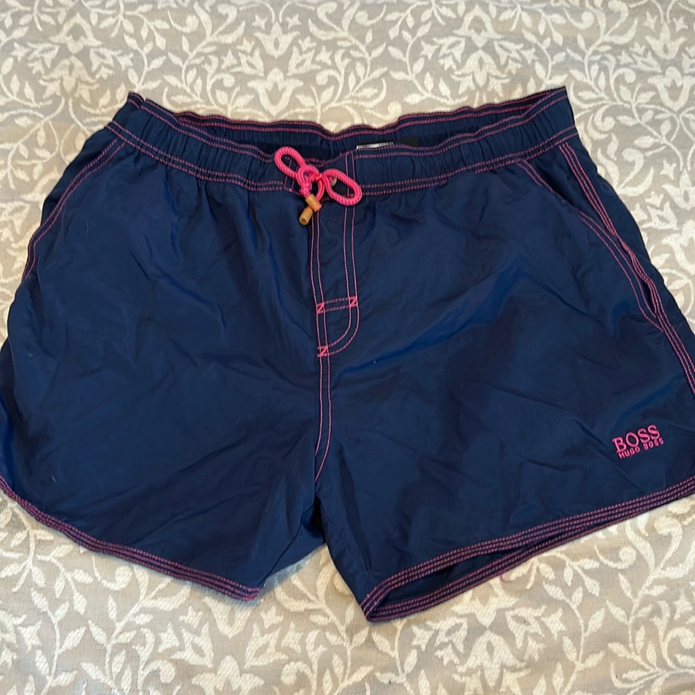Hugo Boss swim trunks bathing suit -Medium